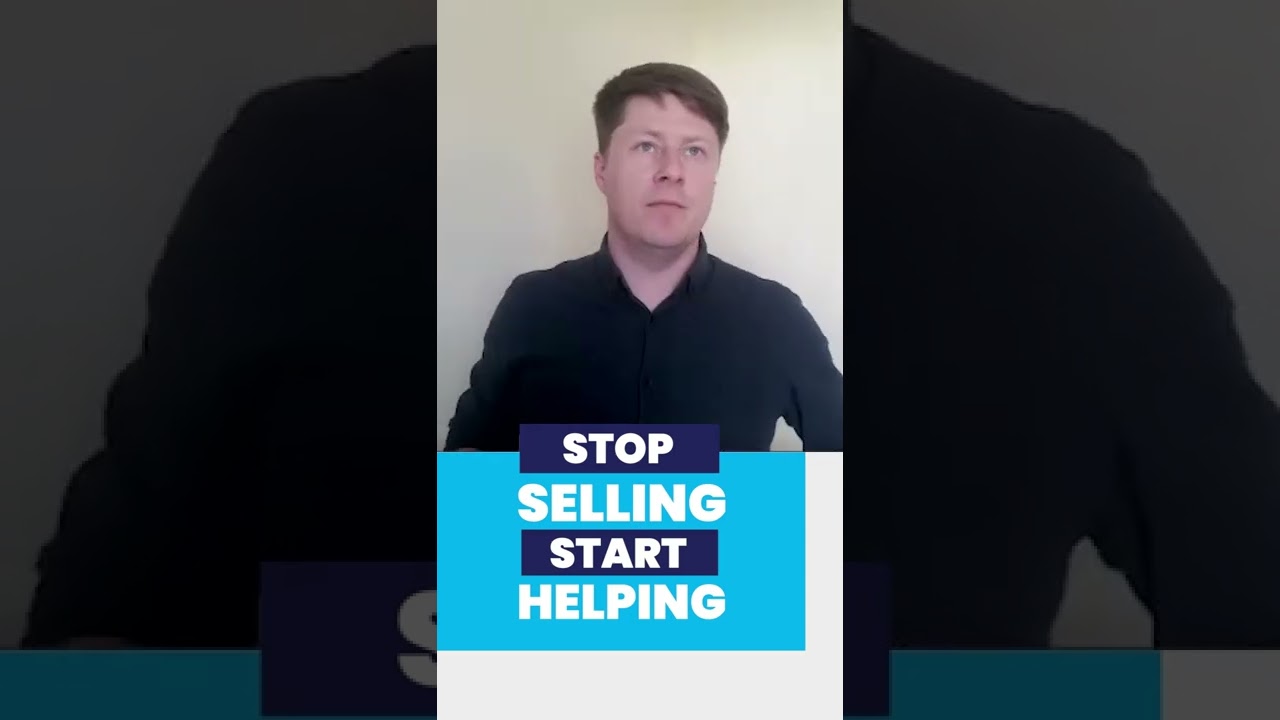 Stop Selling, Start Helping #shorts #buyersjourney #sales #marketing 