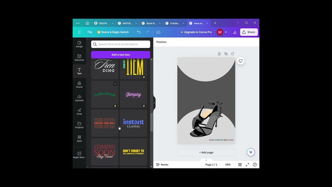 Learn Graphic design | Learn Canva Tutorial for Beginners to Advance| Make Easy Design using Canva