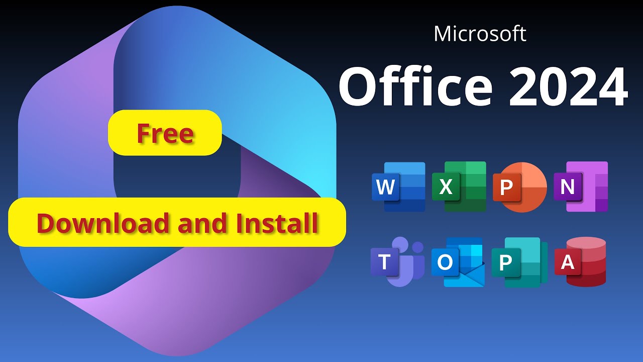 ✨ Download and Install OFFICE 2024 – FREE