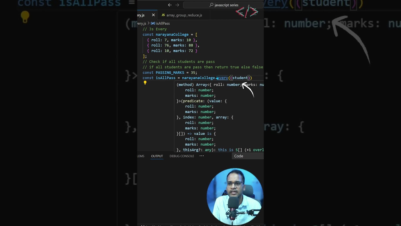 🚀 Crack the Interview: Master the ‘Every’ Method in JavaScript! 🚀 #coding #codewithkg