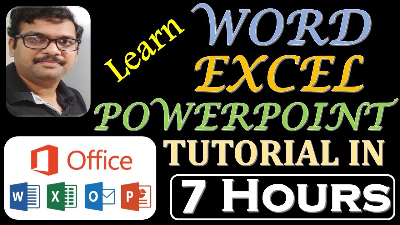LEARN COMPLETE WORD, EXCEL & POWERPOINT IN 7 HOURS || MS-OFFICE || OFFICE APPLICATIONS