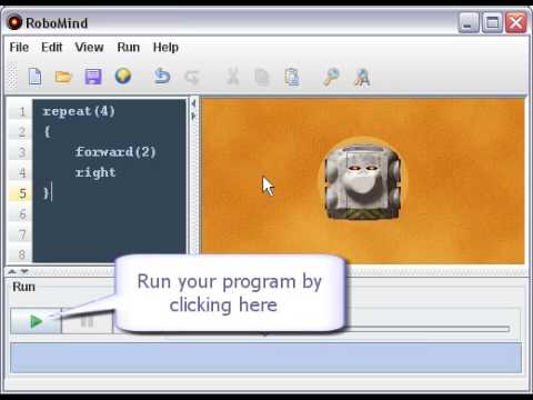 ROBO: Learn programming using RoboMind