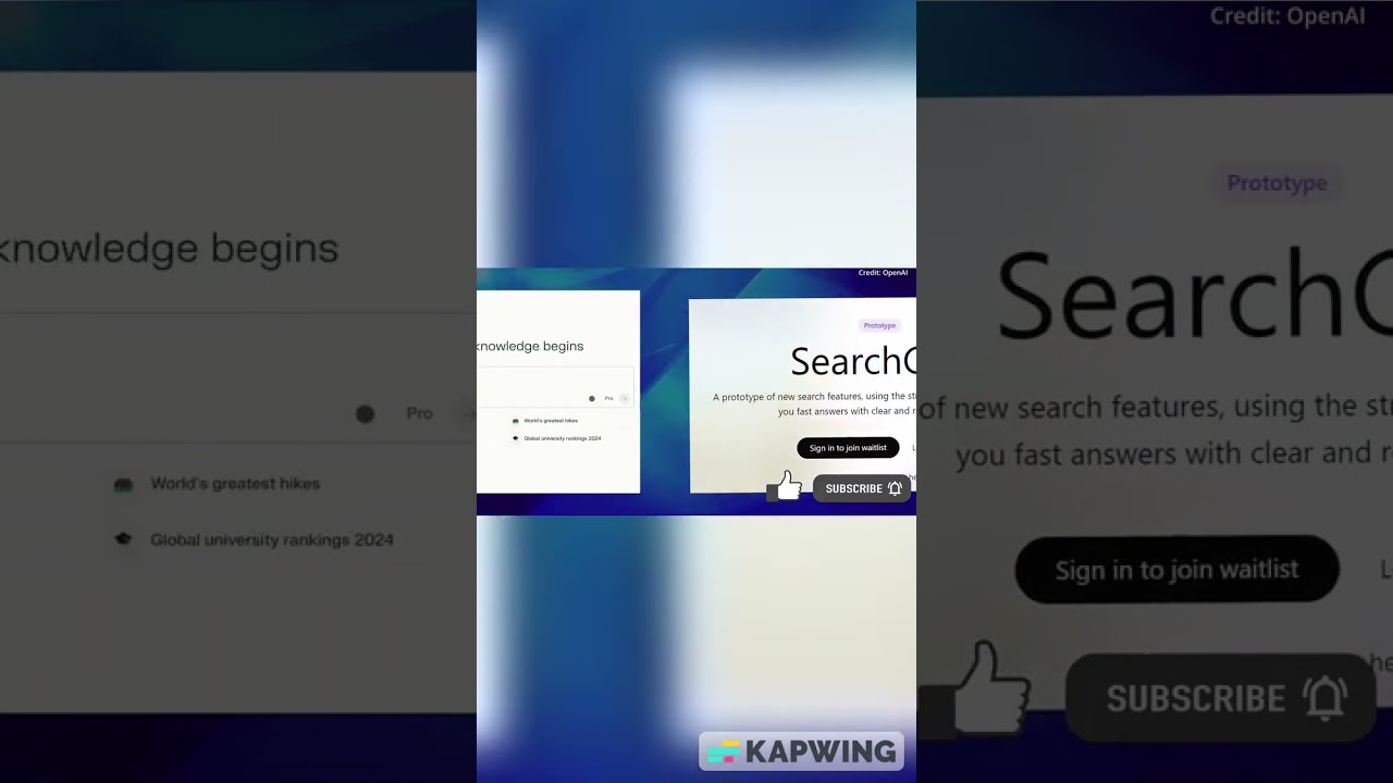 OPENAI UNVEILS SEARCHGPT AI POWERED WEB AGENT | TECH NEWS