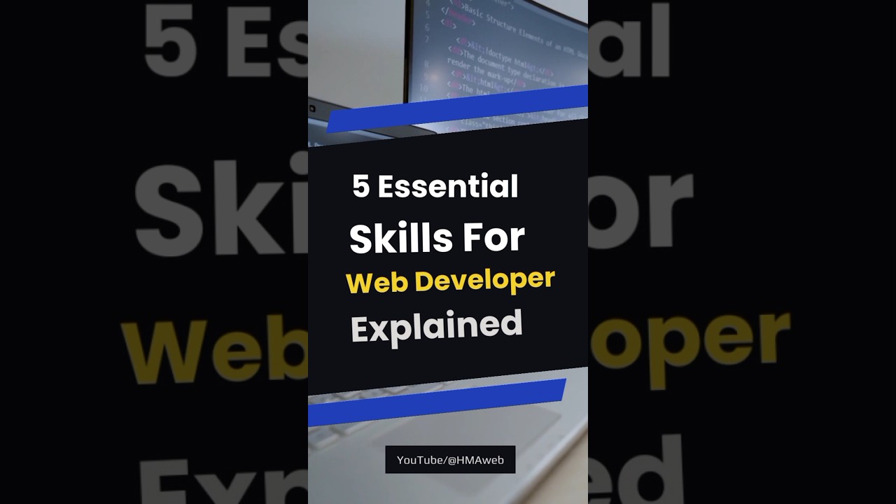 5 Essential Skills for Web Developer #programming #coding #frontend #webdevelopment