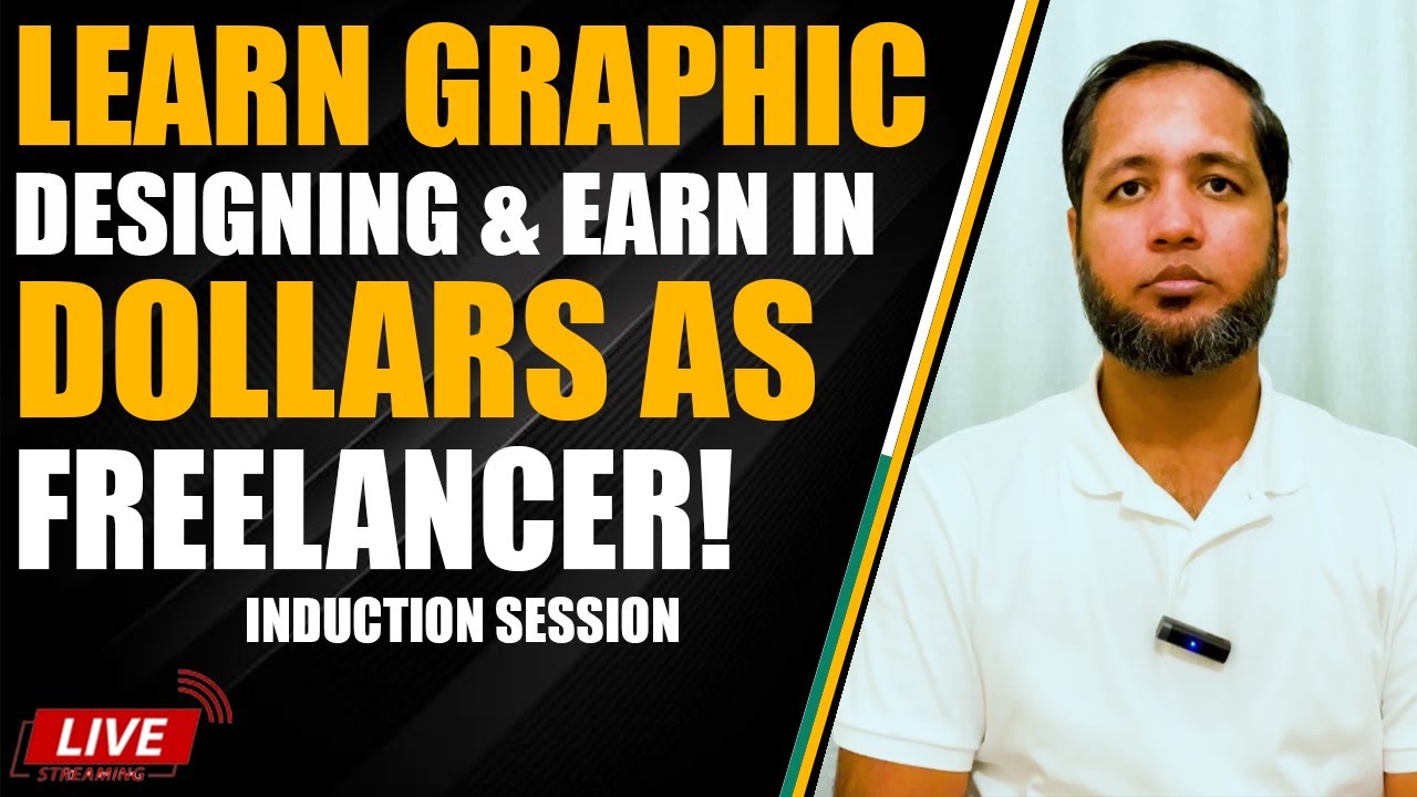 Learn Graphic Designing & Earn in Dollars as Freelancer! | Hafiz Ahmed