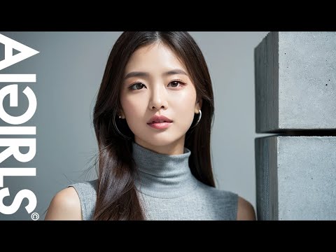 【Al ART 4K】Japanese Lookbook AI Model | Gray Scale Ver.11.0 | AIGIRLS