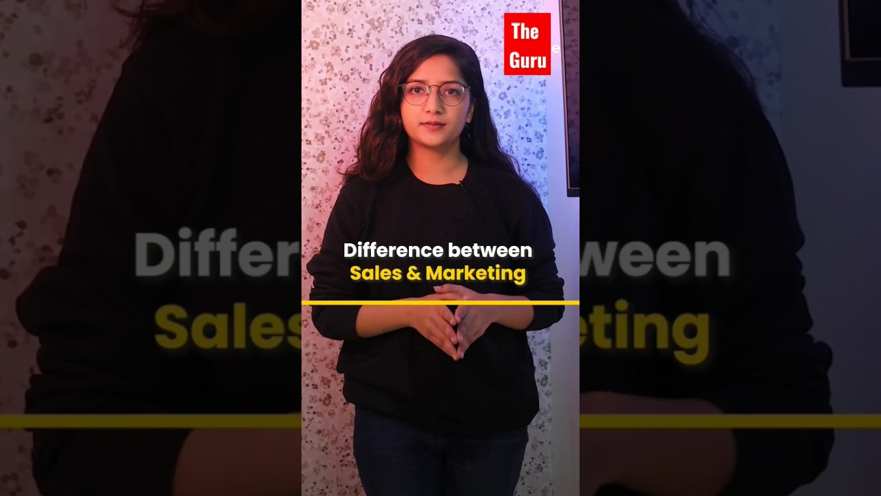 The Difference Between Sales And Marketing | #shorts #short #sales #marketing