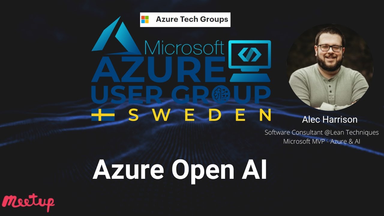 Azure Open AI at Azure User Group Sweden