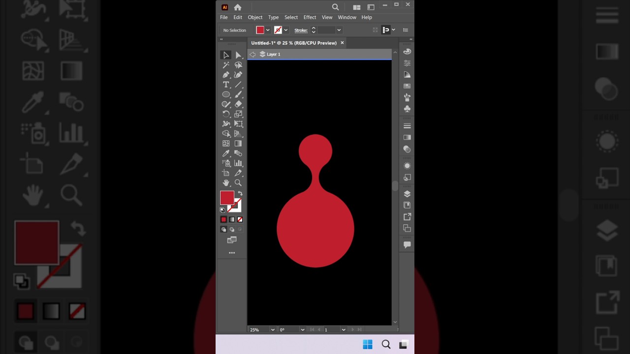 Adobe illustrator offset path trick #shorts