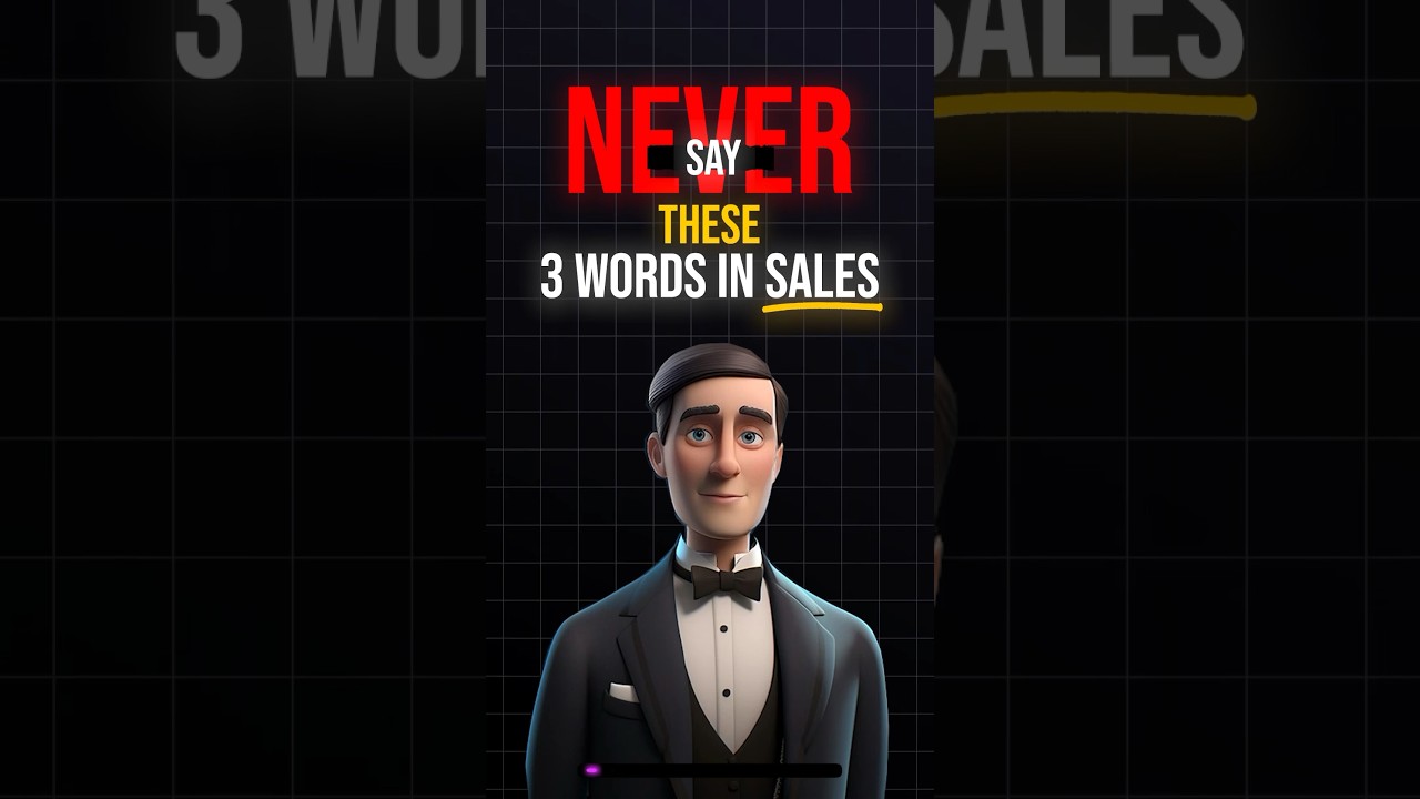 3 words to never say in #sales #marketing #2024marketing #ai #tips #businessgrowth #salescoaching