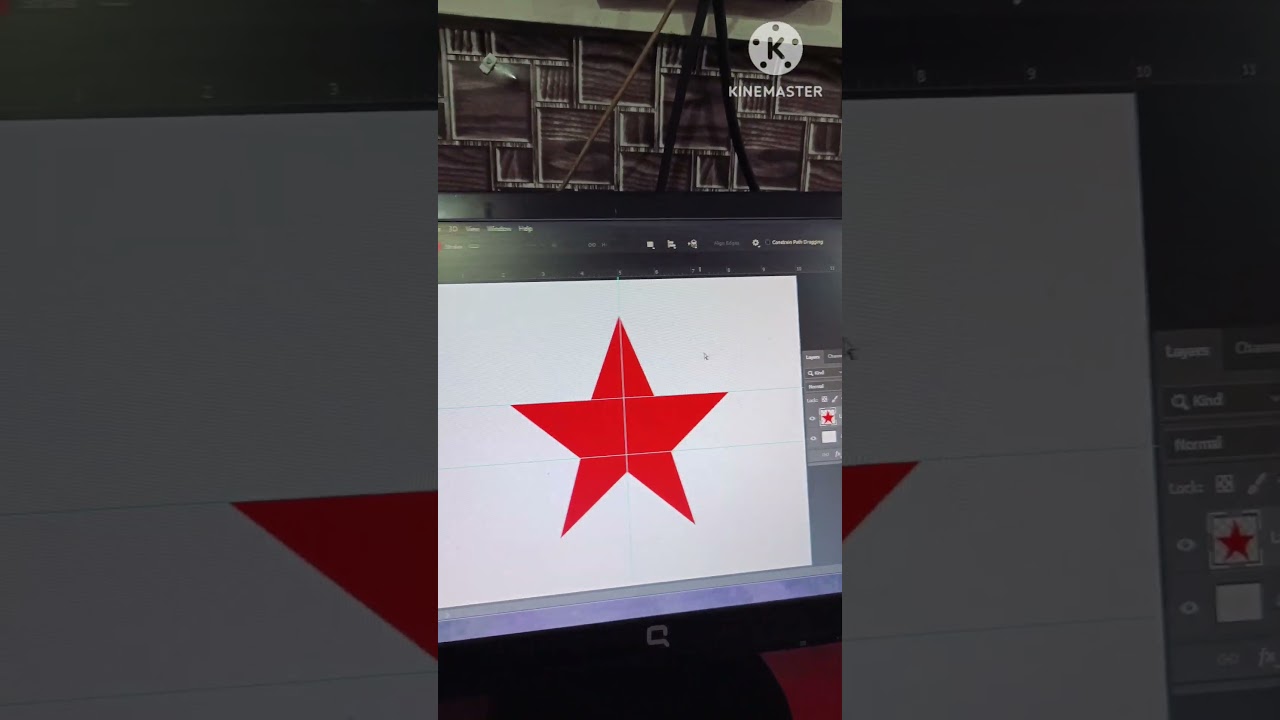 Making Star Plus Logo In Photoshop #viralvideo #photoshop