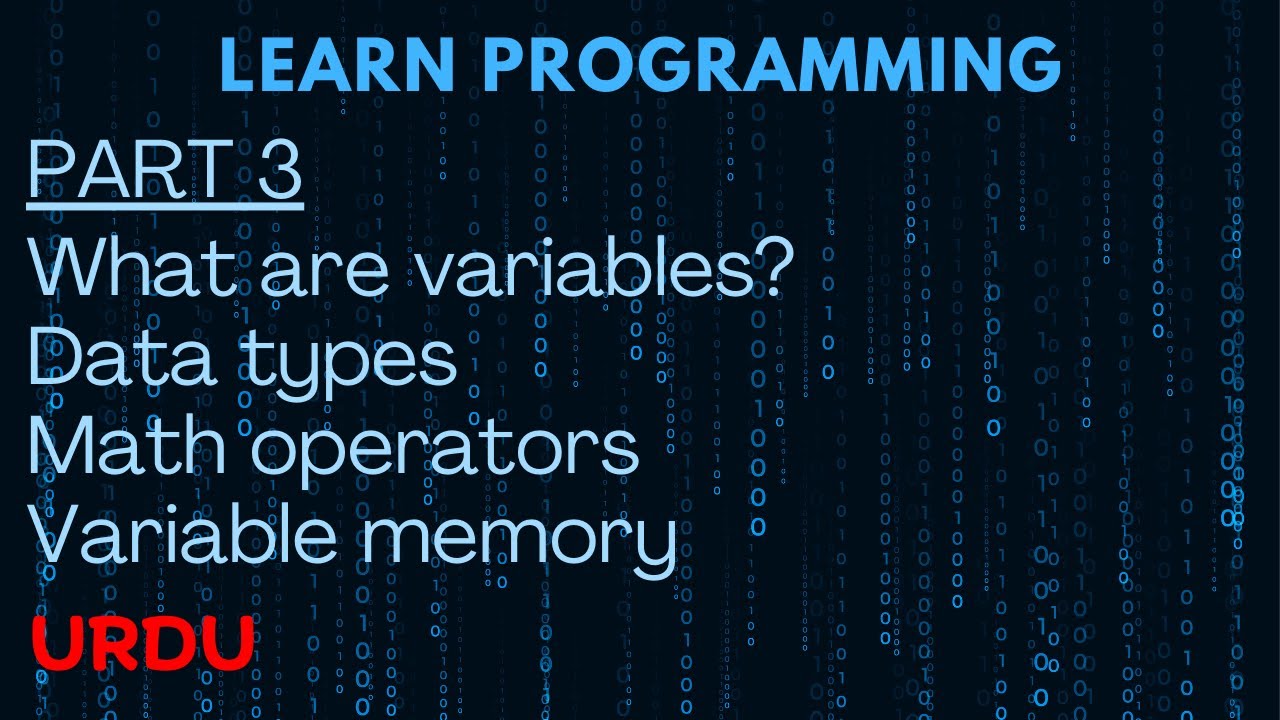 Learn Programming in C language Part 3 | Variables, Datatypes, Math operators