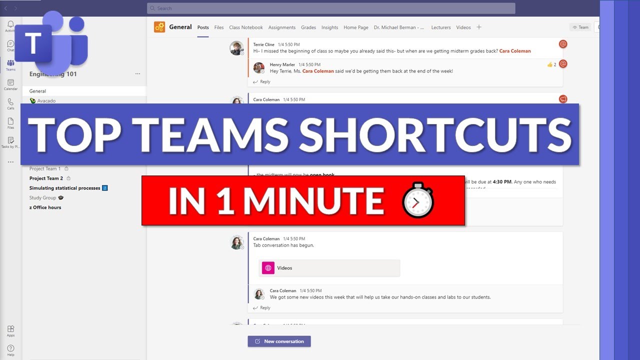 Top Microsoft Teams Keyboard Shortcuts in 1 Minute ⏱  The BEST MS Teams tips and tricks #shorts