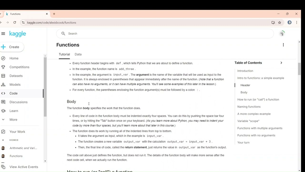Kaggle Learn- Intro to Programming-  Functions
