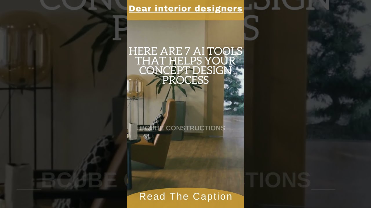 AI Tools for Interior designer #interiordesign #subscribe