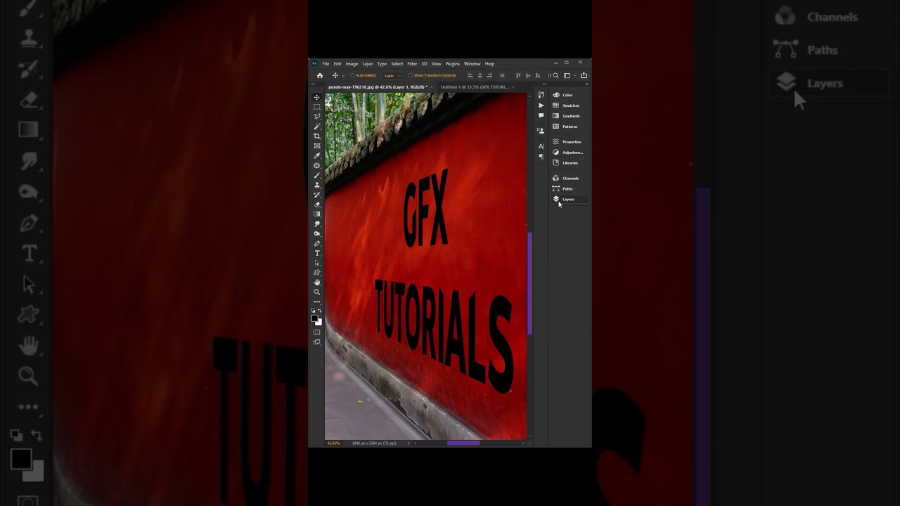 Learn how to use vanishing point in photoshop. #shorts #photoshop