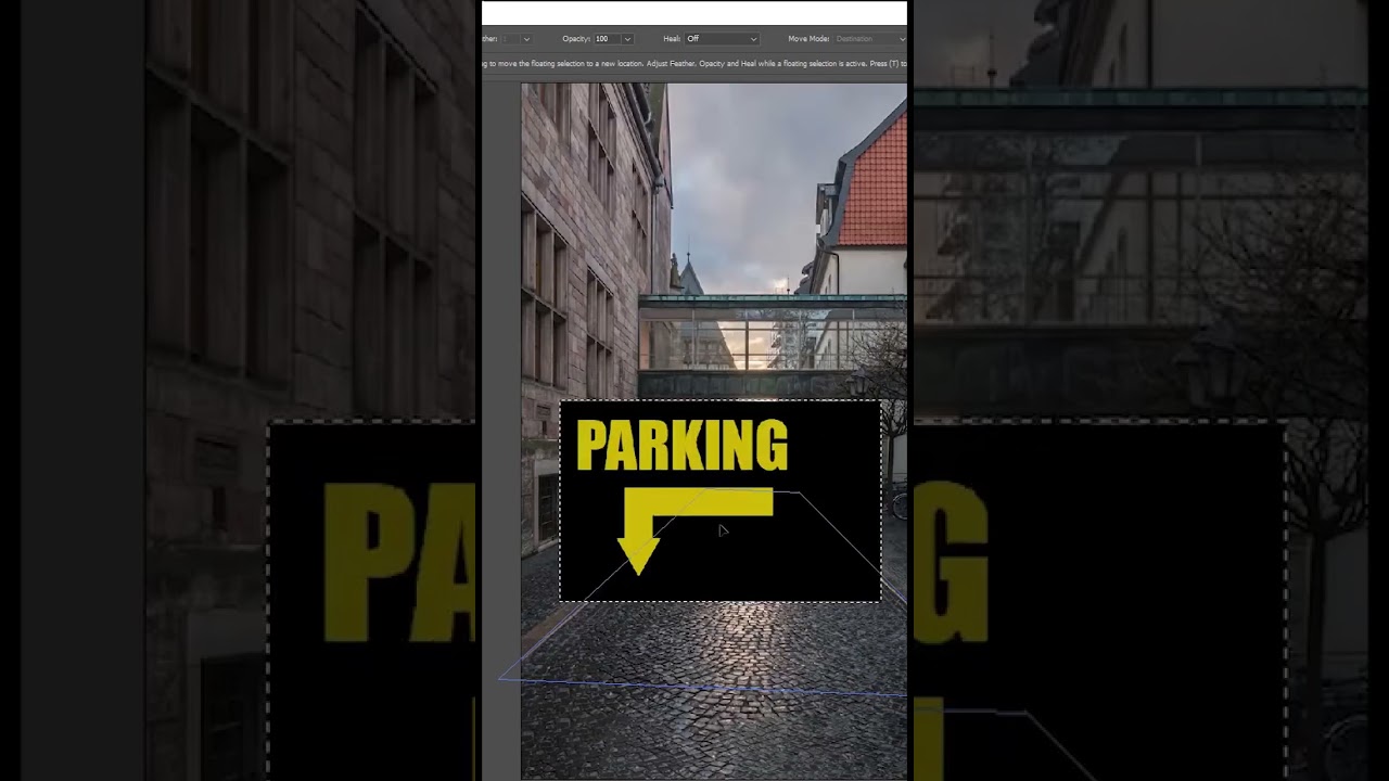 How to Write Realistic Text on the Road in Photoshop | Step-by-Step Tutorial – EIT