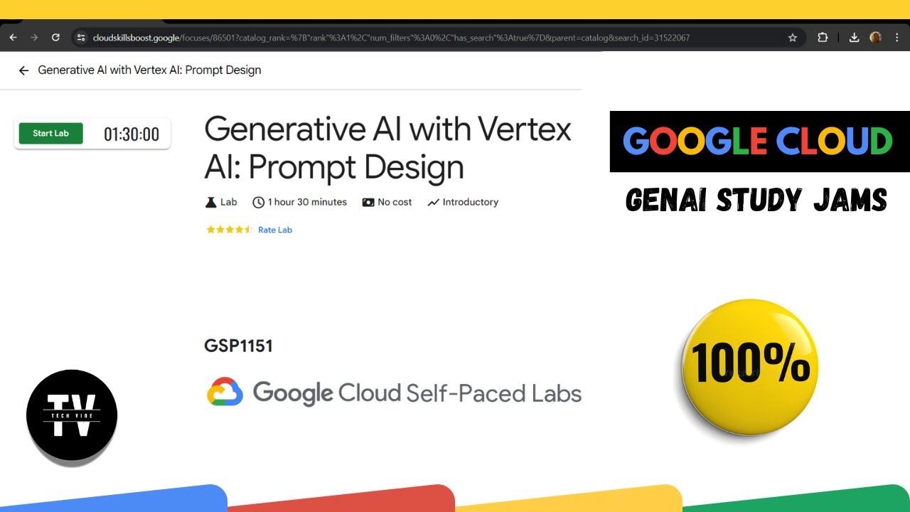 Generative AI with Vertex AI: Prompt Design || [GSP1151] || Solution