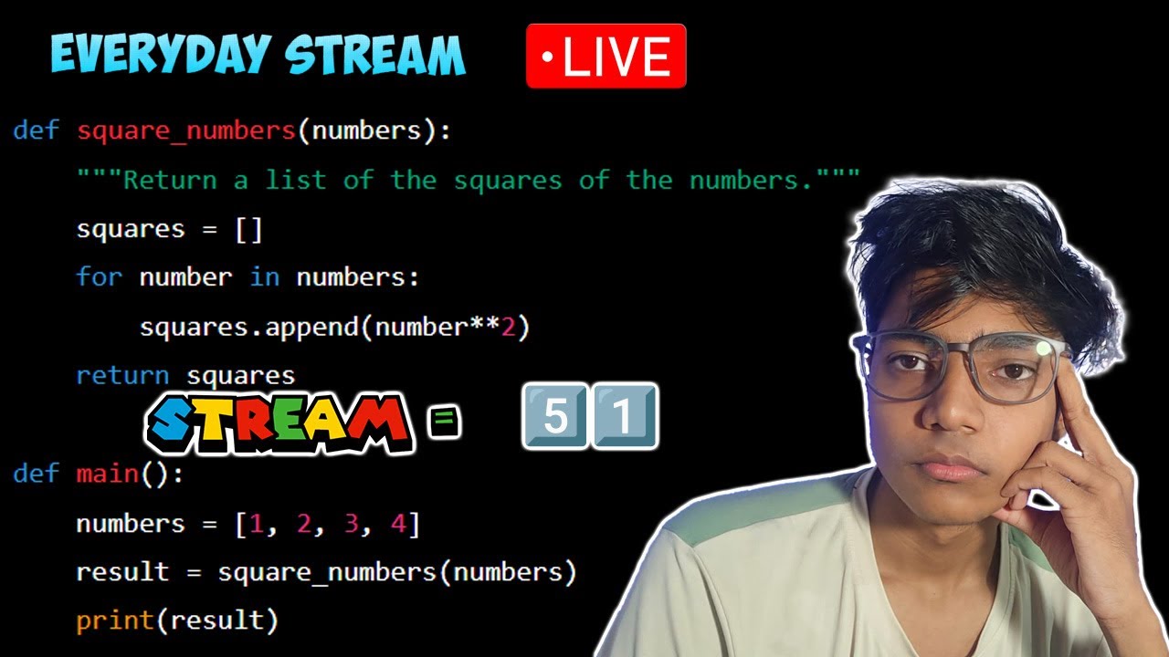 🔴Learning Programming Live Stream ▶ 5️⃣1️⃣