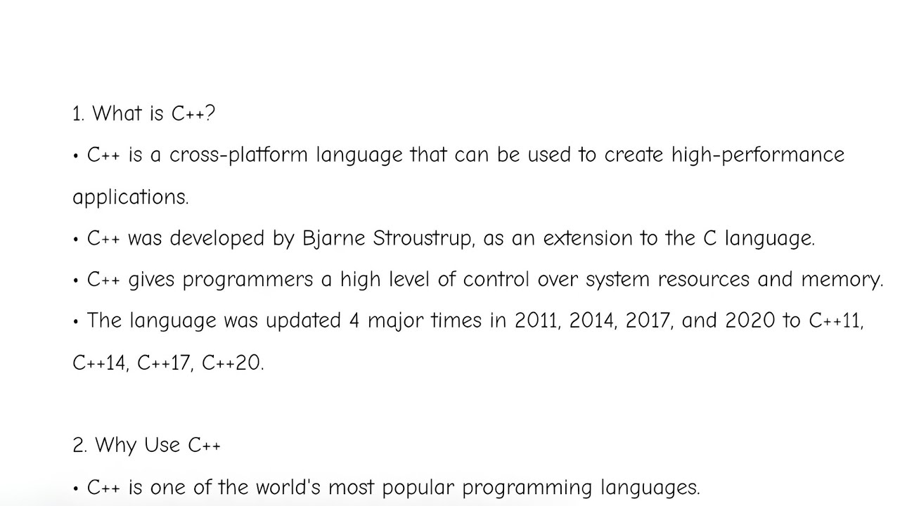 Introduction to C++ Programming | Learn C++ Basics for Beginners