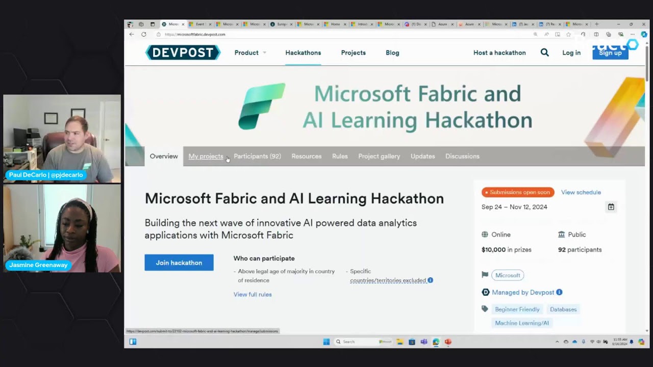 Microsoft Fabric & AI Learning Hackathon Kickoff