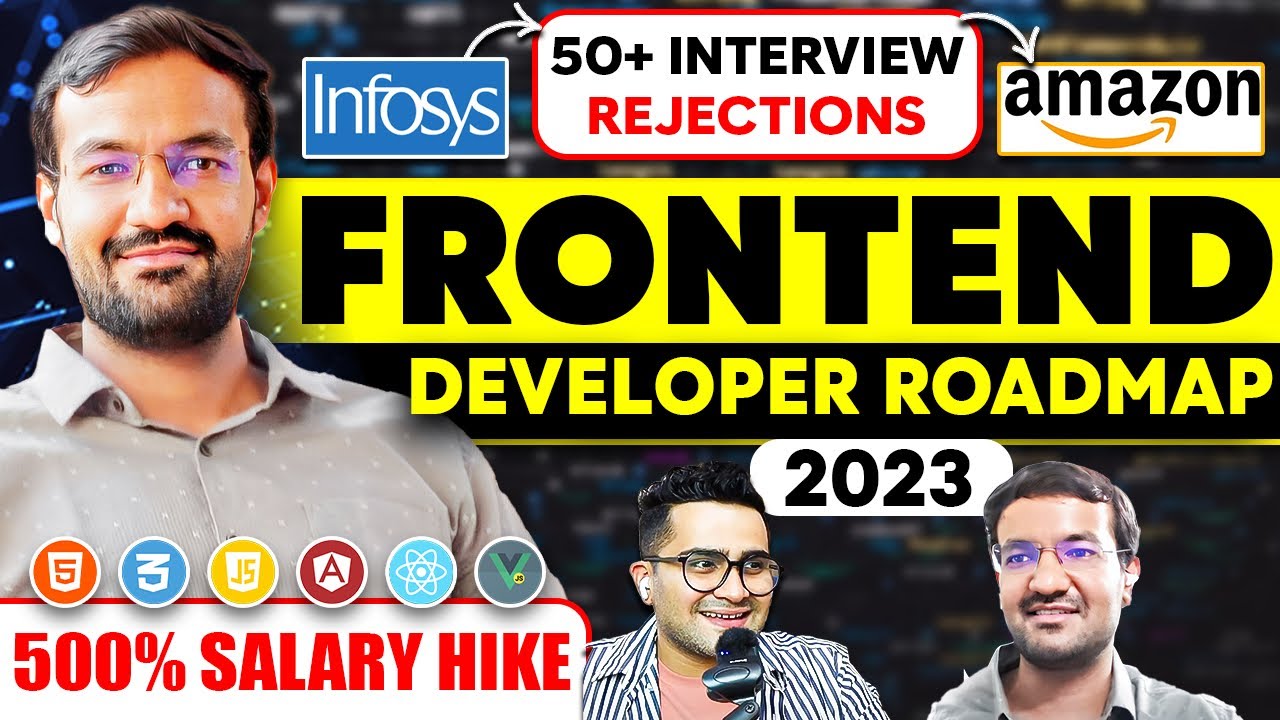 How to Get hired as Frontend Developer in 2023 –  Learn Web Development Step by Step Roadmap 2023 💫
