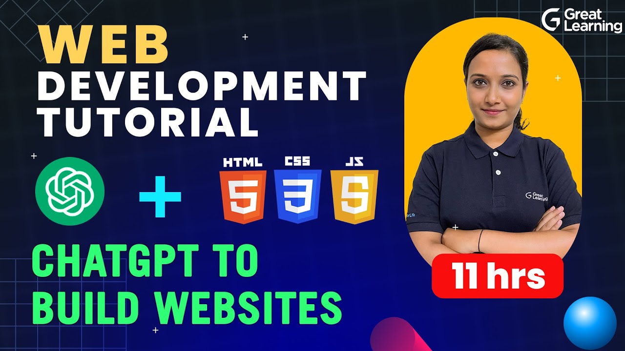 Complete 2024 Web development course with HTML, CSS and Javascript + ChatGPT to build websites