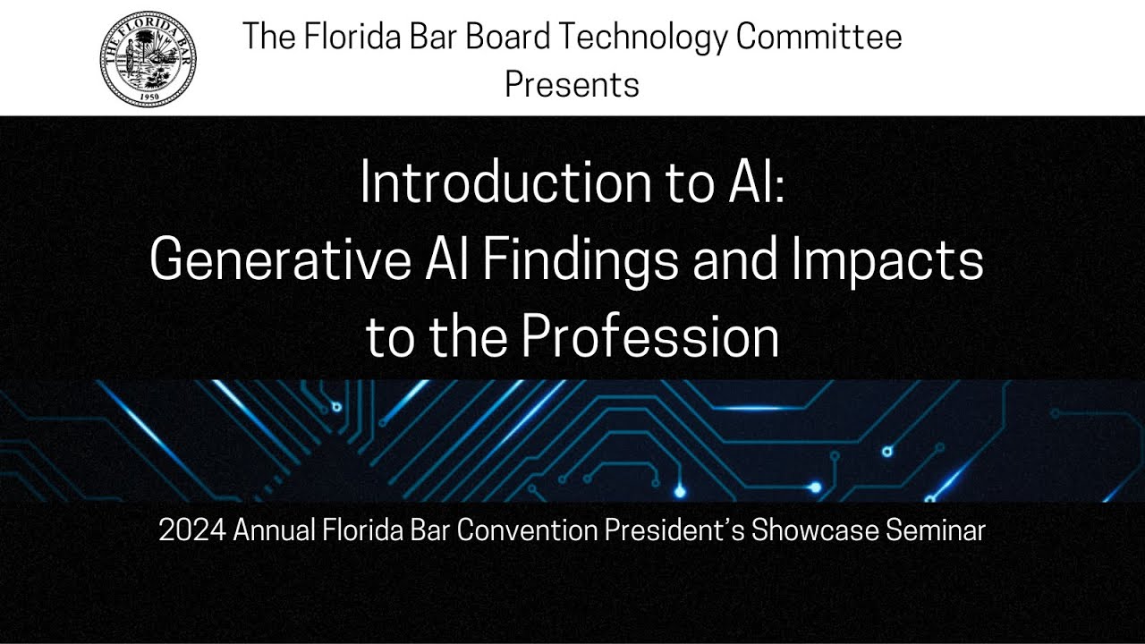 Introduction to Al: Generative Al Findings and Impacts to the Profession