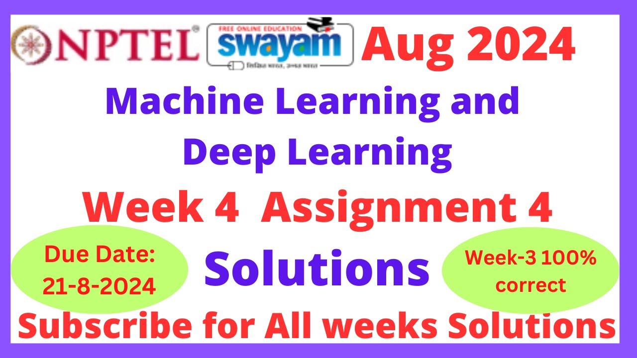 nptel Machine Learning and Deep Learning – Fundamentals  week 4 assignment 4 solutions