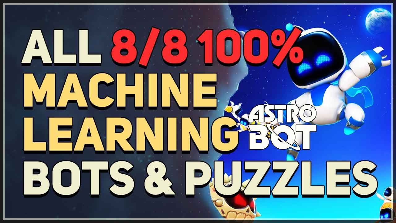 Machine Learning All Bots and Puzzle Pieces Collectibles 100% Walkthrough Astro Bot