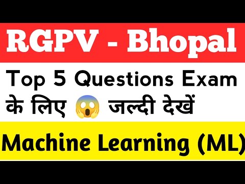 Top 5 Questions For Machine Learning | Machine Learning Important Questions