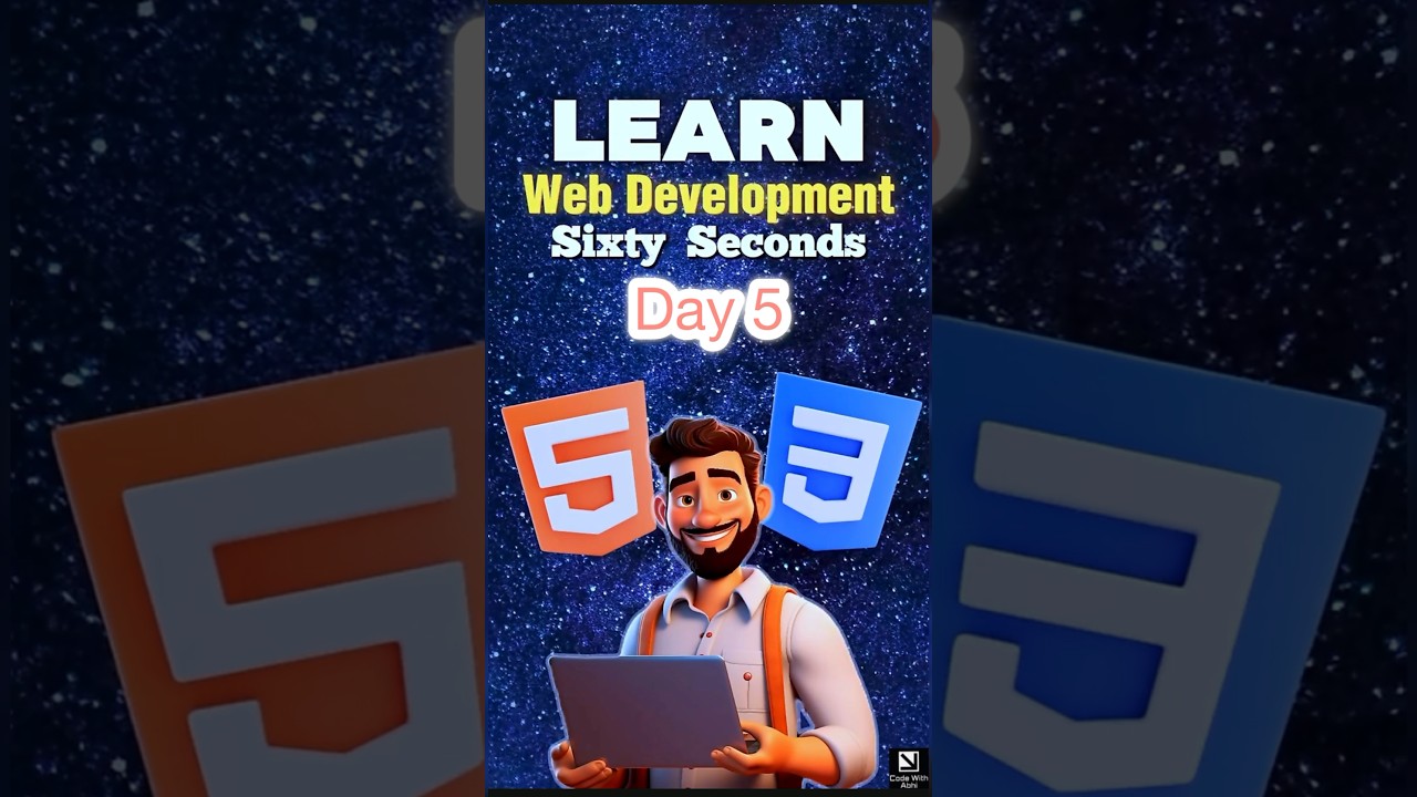 Learn web development series day 5  #webdevelopment #coding #trending #trendingshorts #frontend