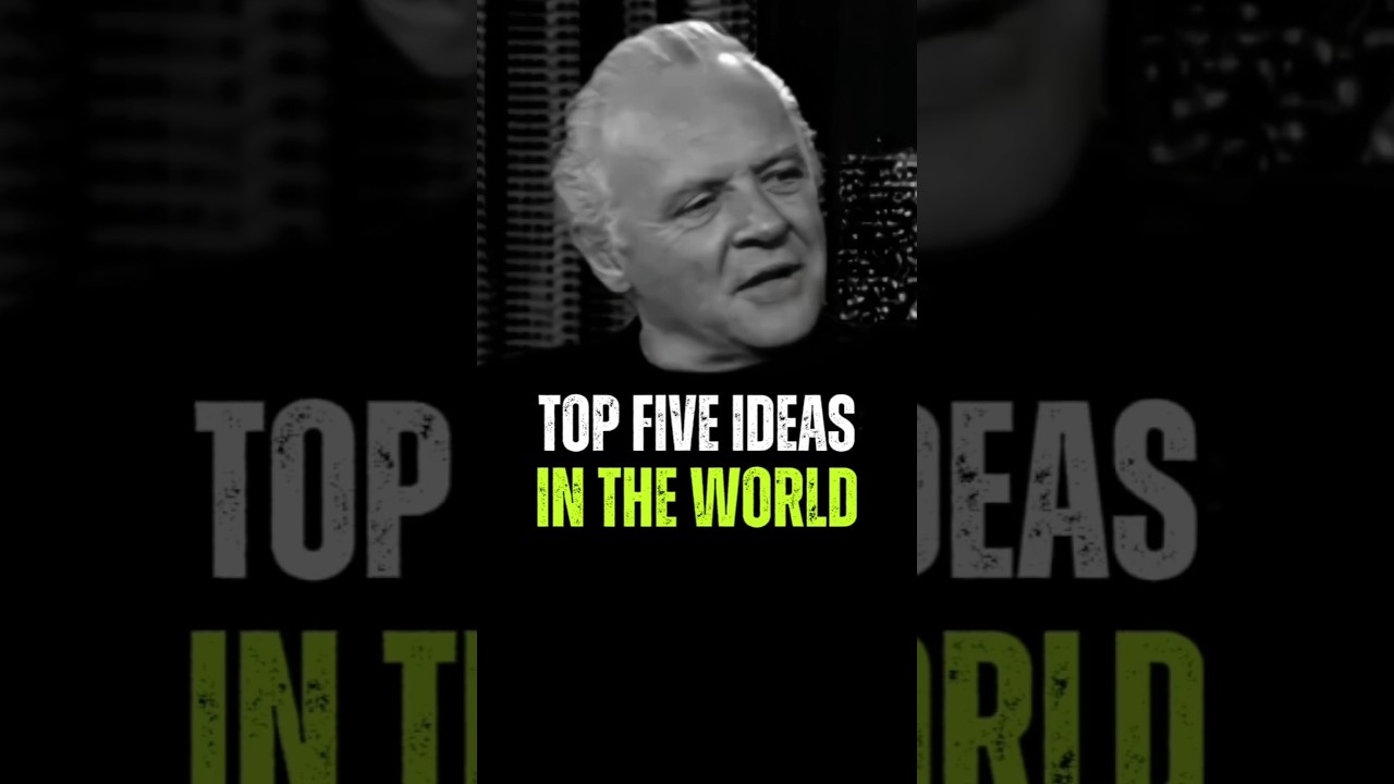 Top five ideas in the world #motivation #anthonyhopkins #success #inspirationalquotes