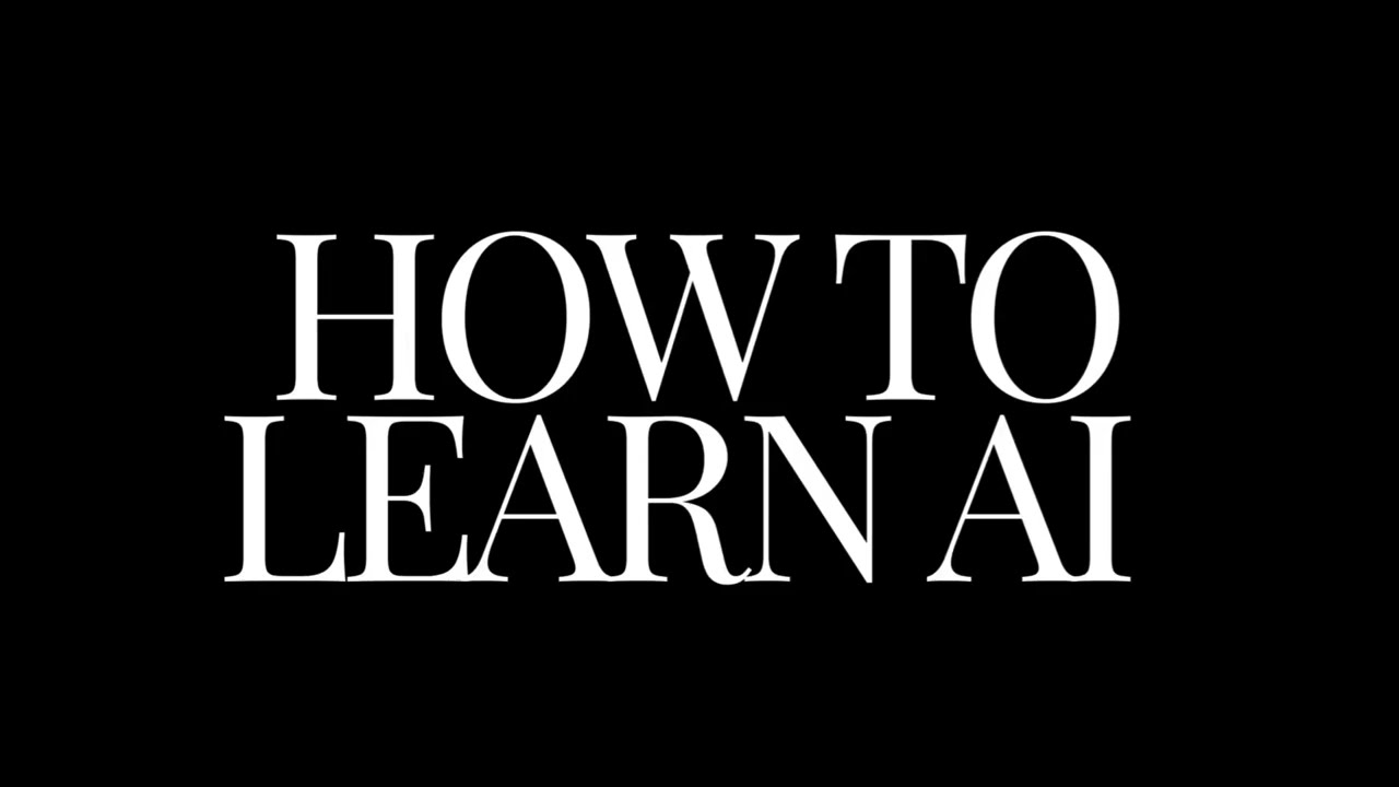 How to learn Ai | learn Ai basics
