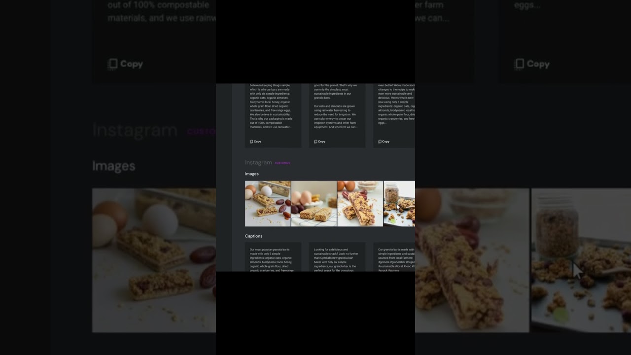 Generative AI with Google’s Vertex.ai – Healthy Snack new Market Campaign