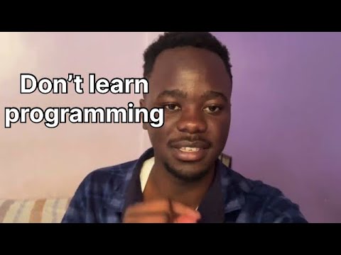 Don’t learn programming. If you have to, here is how to learn it
