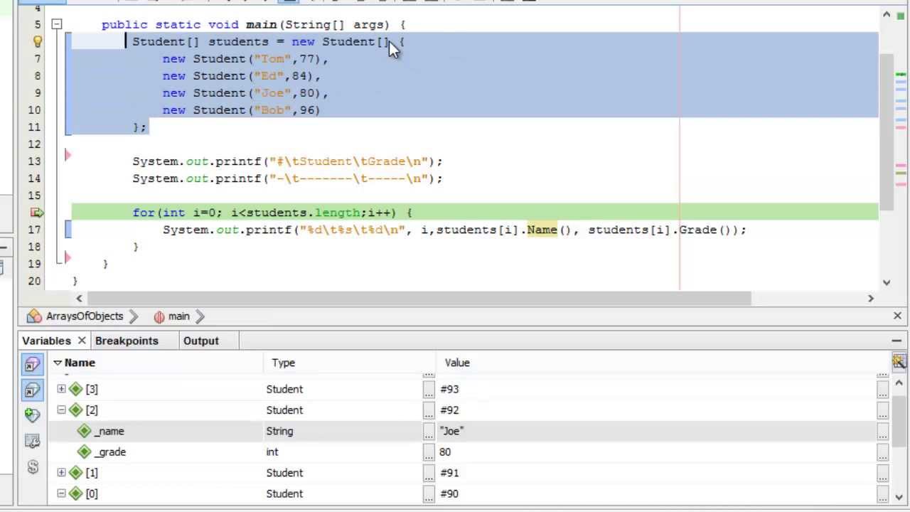 Learn Programming in Java – Lesson 12 : Arrays