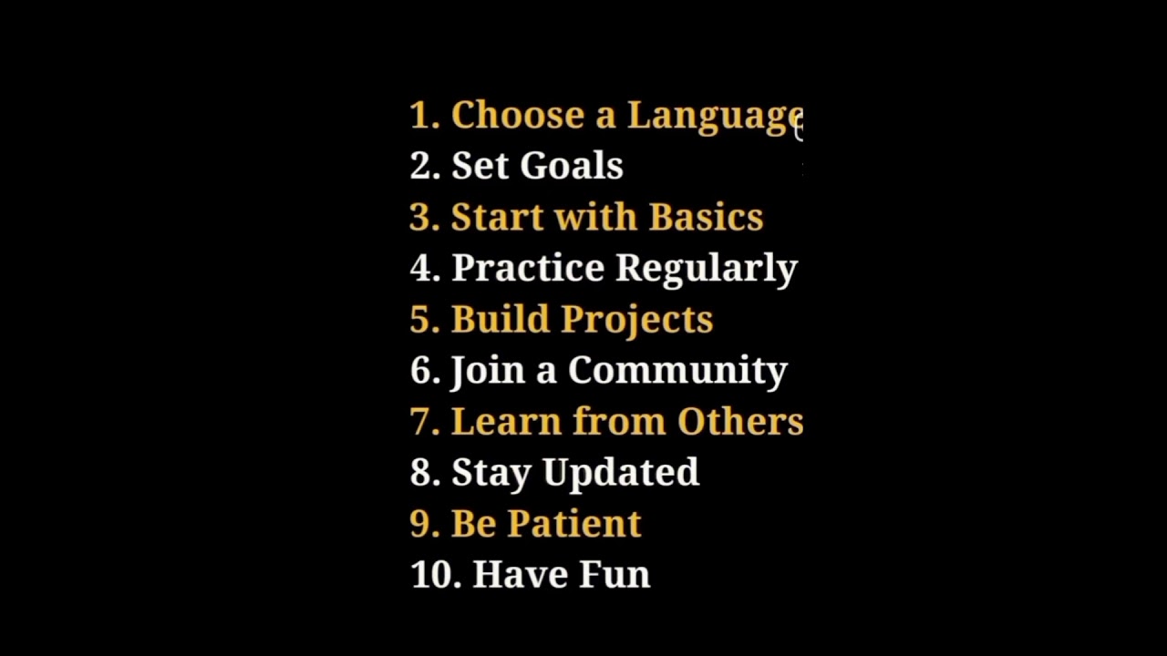 How to learn programming skills 💯