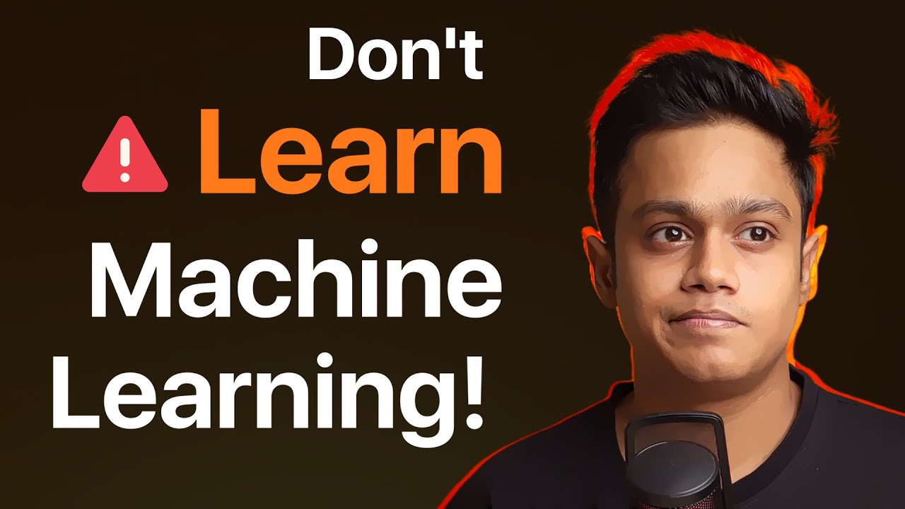Don’t Learn Machine Learning, Instead learn this!