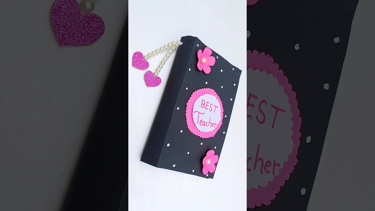 😍 Cute 😍 Teacher’s Day Scrapbook #shortsvideo #teachersdaygift #happyteachersday #teachersday #craft