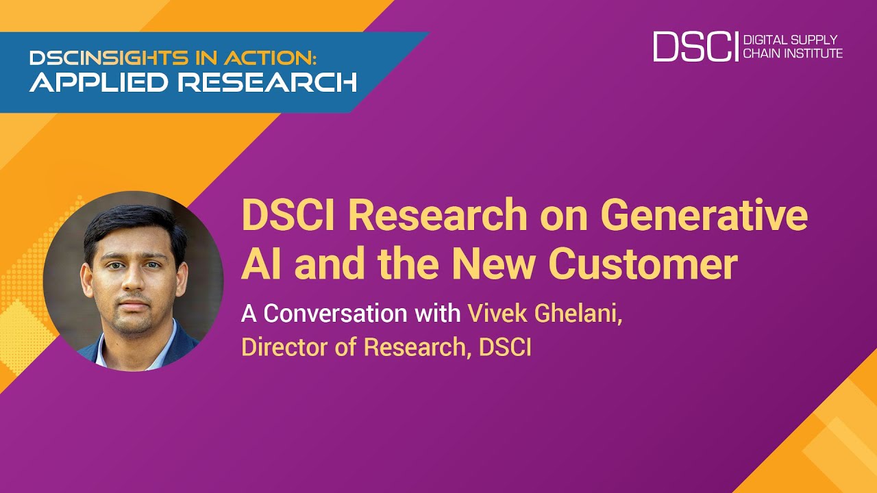 DSCInsights in Action: Generative Al and the New Customer