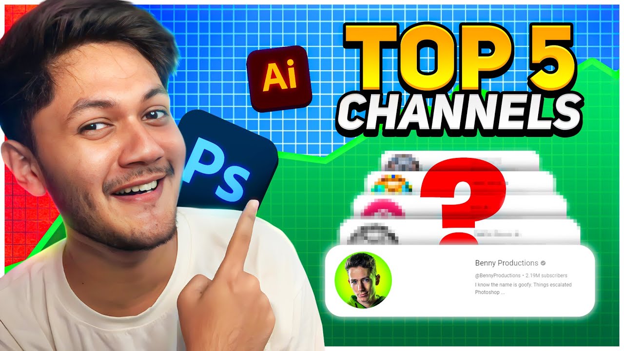 Top 5 YouTube Channels To Learn Graphic Design | Learn Graphic Design for FREE