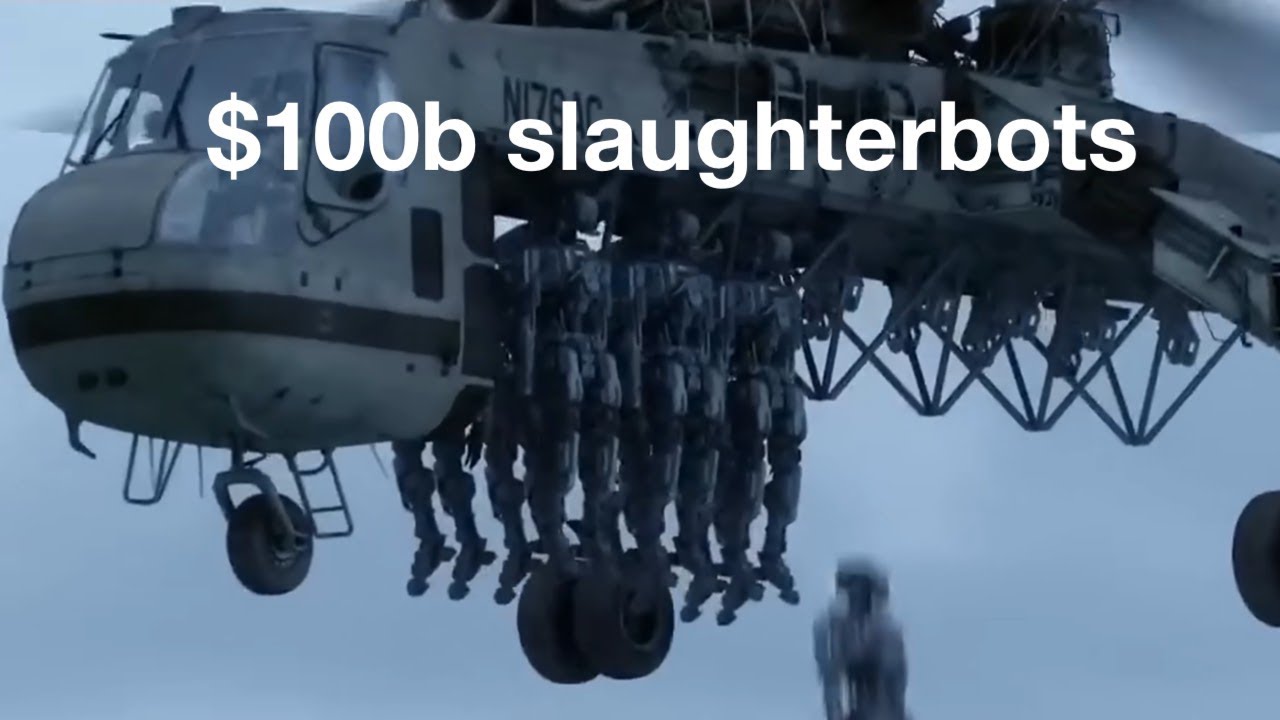 $100b Slaughterbots. Godfather of AI shows how AI will kill us, how to avoid it.