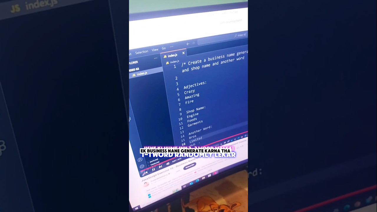 Day 38 of learning Web development @WebVerse_official #shorts #short #coding #webdevelopment
