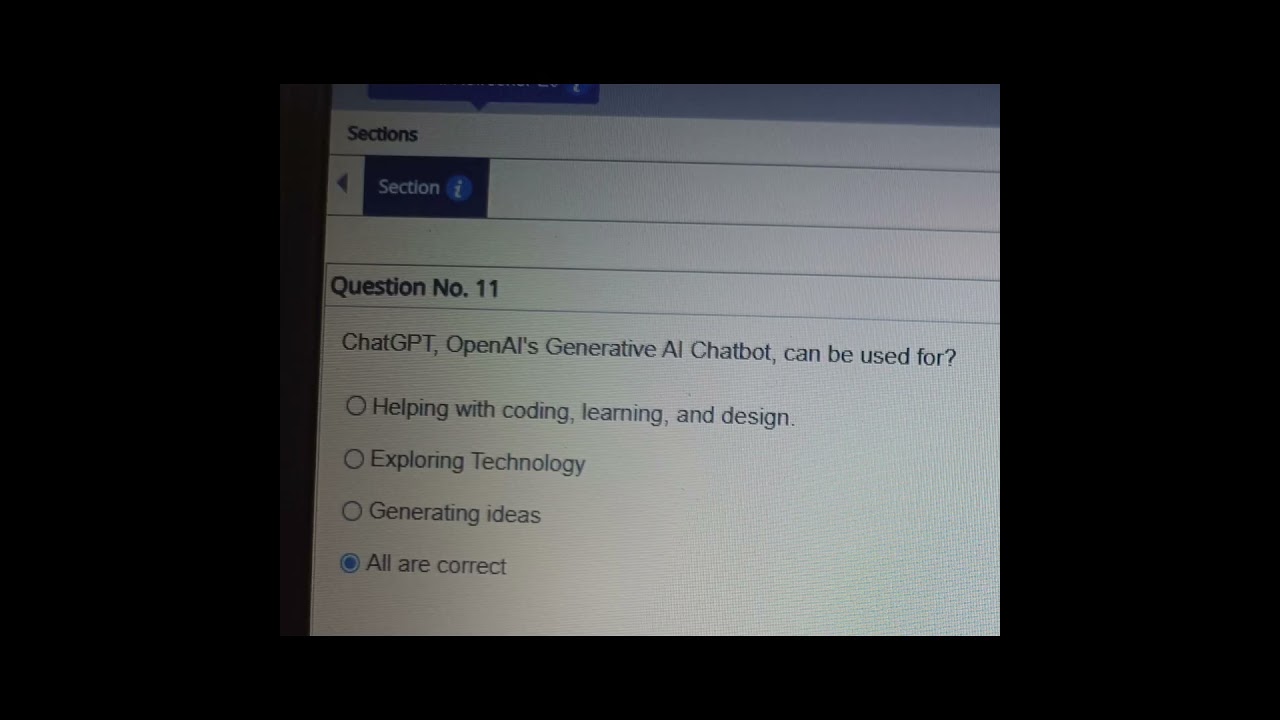 80302 Generative AI answers (ievolve course answer