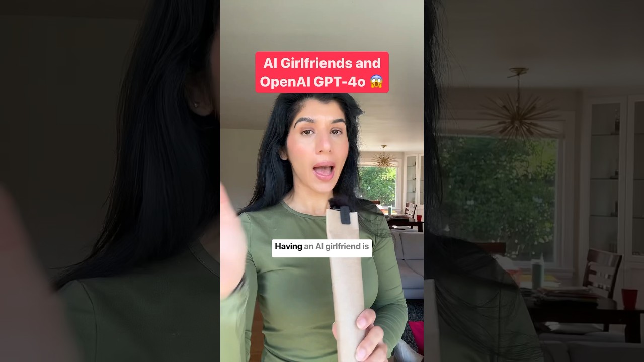 AI Girlfriends are real with OpenAI GPT-4o launch 😱 #openai #chatgpt #gpt4o