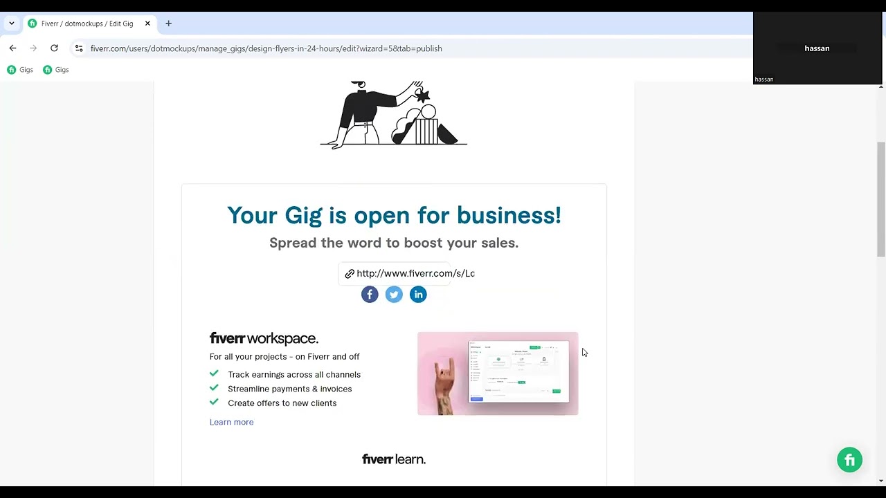 Lesson 09: Learn Graphic Design with Hassan Ali Khalid – Fiverr Introduction