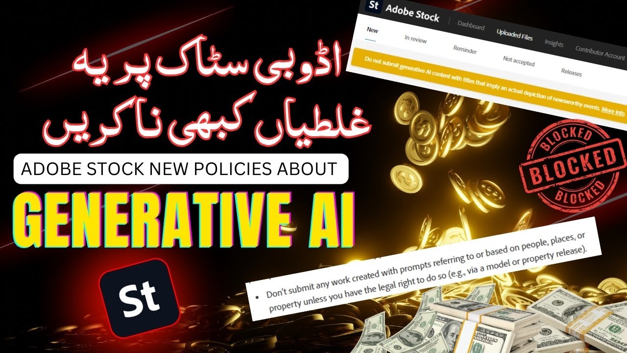 Update to Adobe Stock Generative Ai content policies, How to submit Ai Photos to Adobe stock