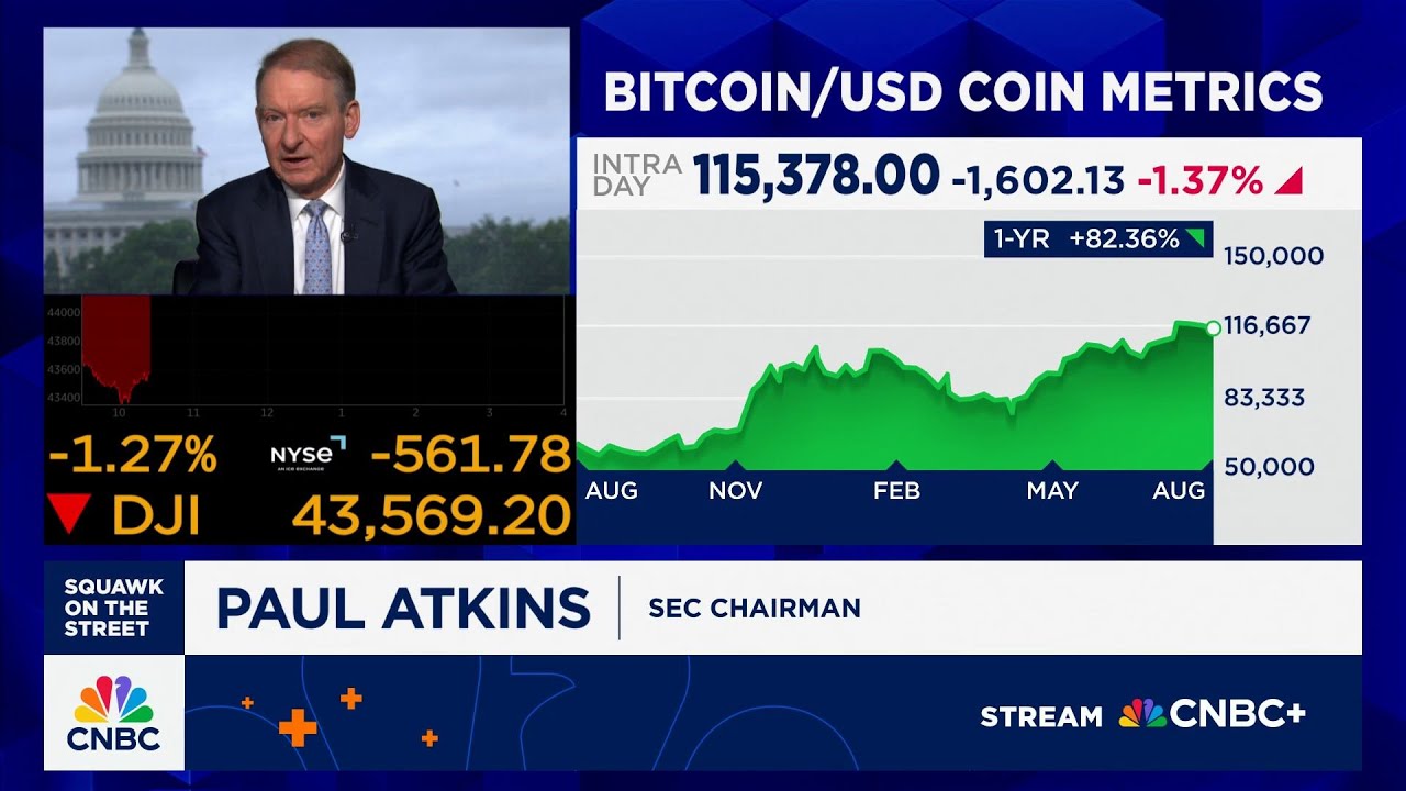 SEC chairman Paul Atkins on ‘Project Crypto’
