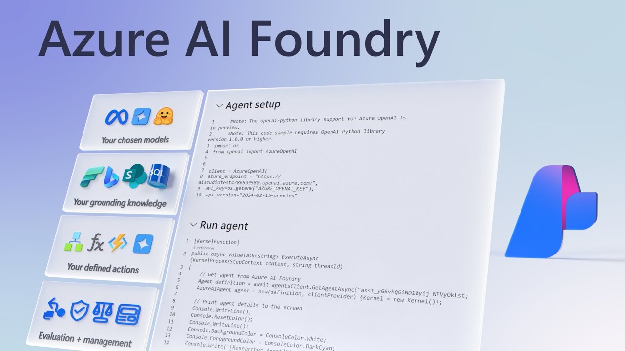 Introducing Azure AI Foundry – Everything you need for AI development